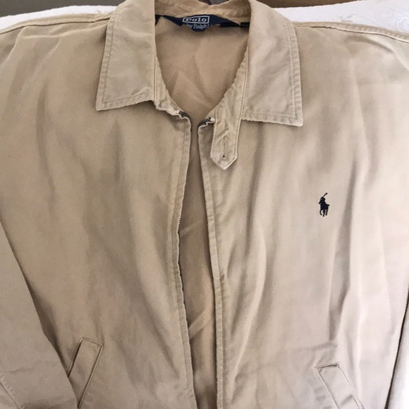 tan polo jacket